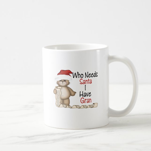 Roligt vem behöver Santa Gran Kaffemugg (Höger)