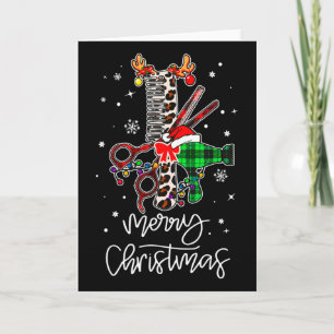 Roligt verktyg frisör Byrber God Jul Frisyr Kort