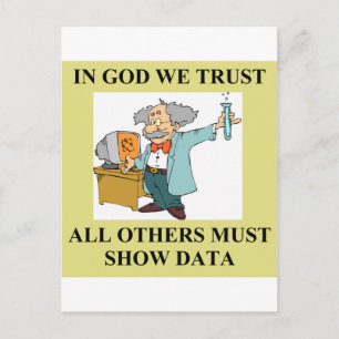 roligt vetenskapligt skämt vykort