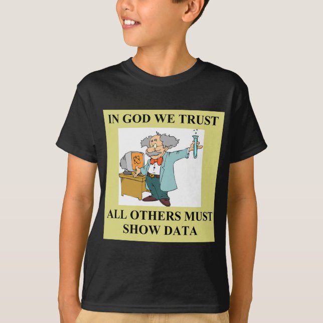 roligt vetenskapsskämt t shirt (Framsida)