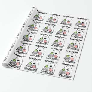 Roligt veterinär- Extraordinaire Presentpapper
