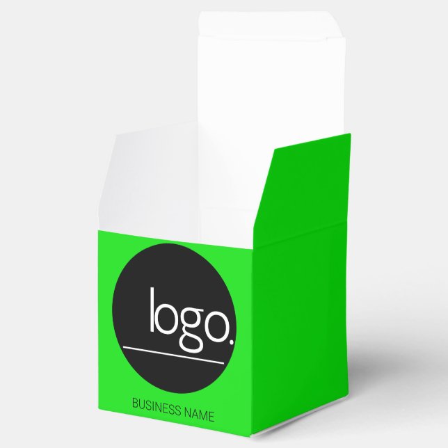 ROLIGT VIBRANT GRÖNT EGEN ANPASSNINGSBAR AV BRAND  PRESENTASKAR (Öppnad)