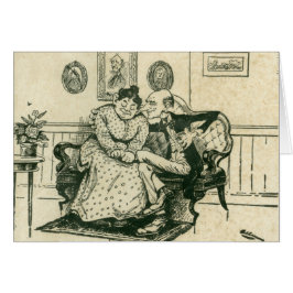 Roligt Victoriankort Hälsningskort