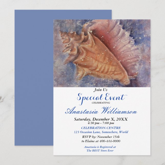 ROLIGT VID INBJUDAN I BACHÄNDELSEN PARTY (Fram/baksida)