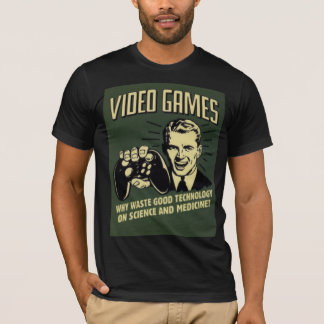 Roligt videospelordstäv t-shirt