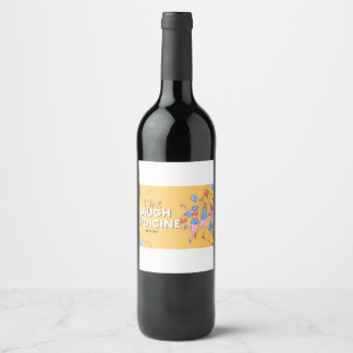 Roligt Vigor Vin Flaska Vinflaska Etikett