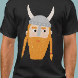 Roligt Viking T Shirt<br><div class="desc">En roligt Viking,  perfekt för din favoritskandinaviska. Originalkonst av Nic Squirrell.</div>