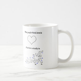Roligt vilken kärlek ser faktiskt den lika muggen kaffemugg