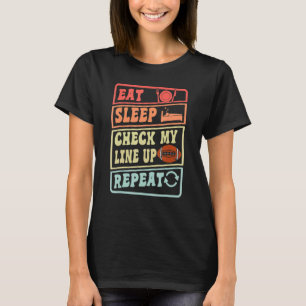 Roligt - viloläge Kontrollera min inställning Uppr T Shirt