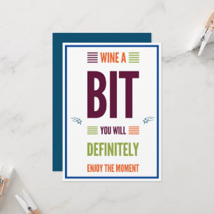 Roligt Vin känner sig bättre Kort