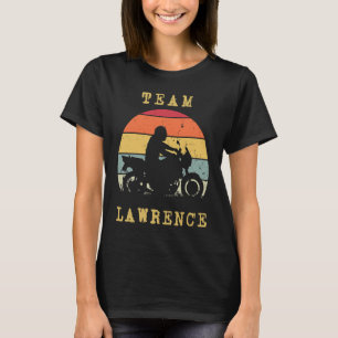 Roligt Vintage Retro Sunset Lawrence Motorcle Ride T Shirt