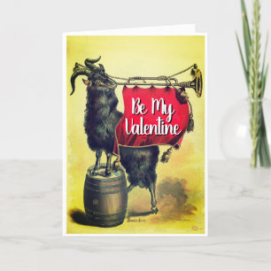Roligt vintage Valentine-kort Helgkort