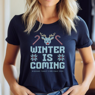 Roligt Vintern kommer att bli klar T Shirt