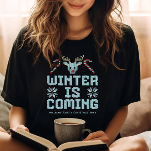 Roligt Vintern kommer att bli klar T Shirt