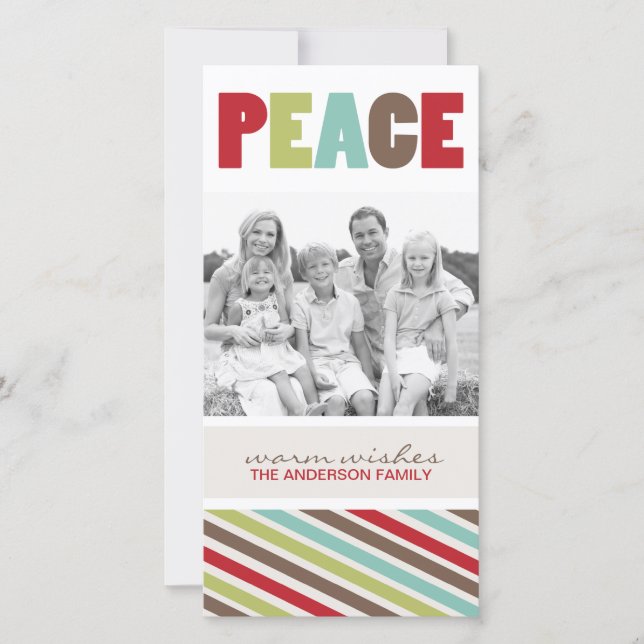 Roligt Vitsiskt julfotkort Julkort (Framsida)