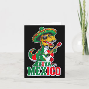 Roligt viva mexico barn cinco de mayo dans mexikan kort