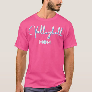 Roligt Volleyball Mamma Volleyball Mamma T Shirt