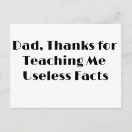 Roligt vykort för Fars dag och födelsedagar