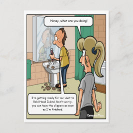 Roligt vykort från Bald Head Island