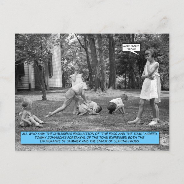 Roligt vykort - Leapfrog (Framsida)