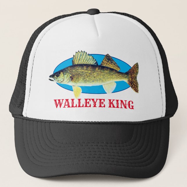 Roligt ’Walleye Kung’ Keps (Framsida)