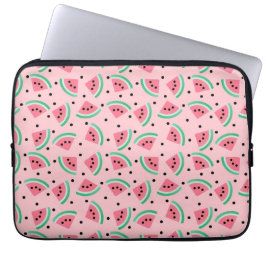 Roligt Watermelon Slice Mönster Summer Vibes Laptop Fodral