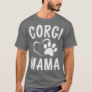 Roligt Welsh Corgi Mamma Gift Djurälskare Apparel T Shirt