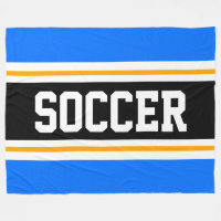 Roligt Wide Bright Blue Black SOCCER Tävla Rand