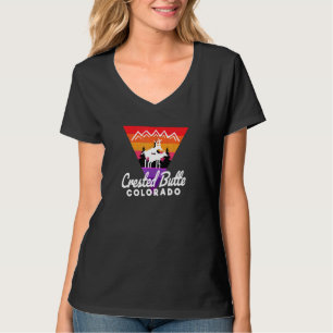 Roligt Wildlife Nightlife Crestate Butte Co Moose T Shirt