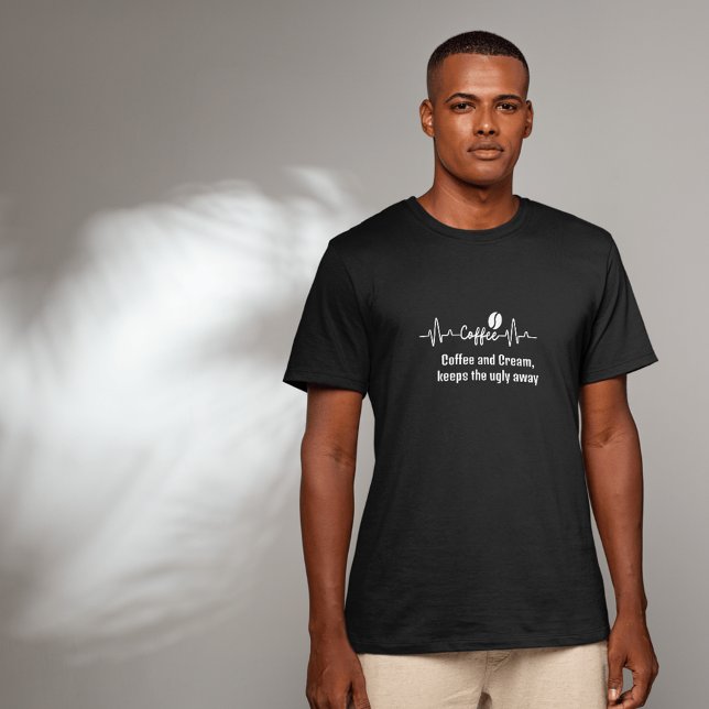 roligt Work Quote lustig Coffee Cream behållas ful T Shirt (Skapare uppladdad)