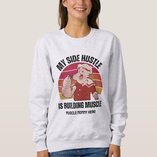 Roligt Workout Body Byggnad Fitness POPEYE T Shirt (Framsida)