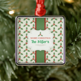 ROLIGT! X-mas Metall Ornament - Personlig - Lägg t