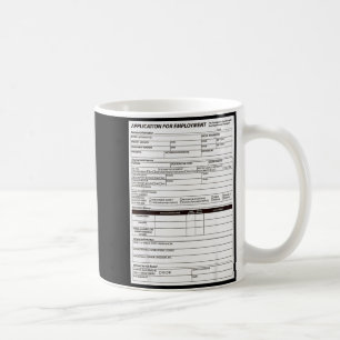 Roligt Y Halloween-kostym Jobb Ansökan Trick Or Kaffemugg