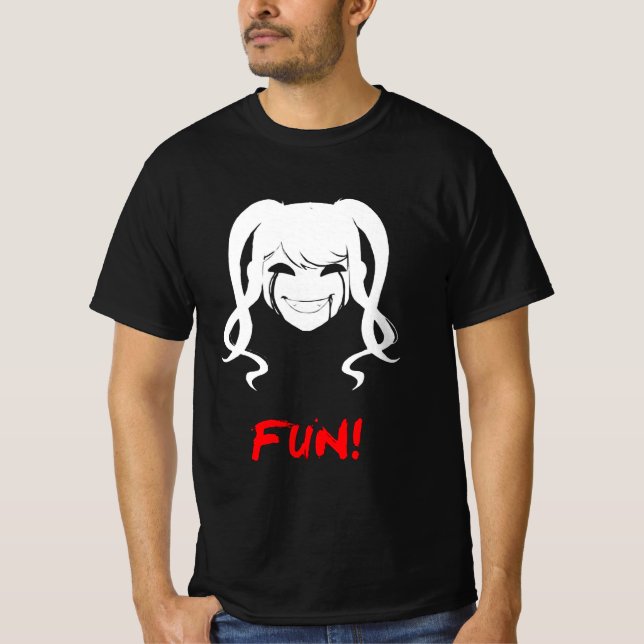 Roligt Yandere Simulator T Shirt (Framsida)