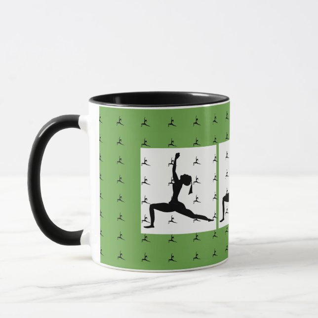 Roligt Yoga Design comboCoffee Mugg/Kopp Mugg (Vänster)