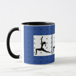 Roligt Yoga-design Mugg