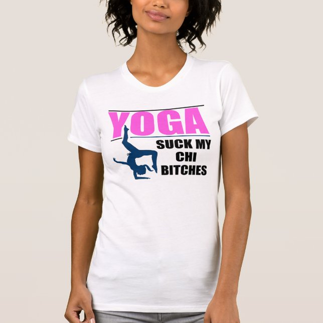 ROLIGT YOGACITATIONSTECKEN TEE SHIRT (Framsida)