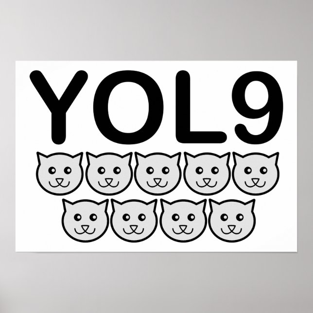 Roligt YOL9-affisch Poster (Framsidan)