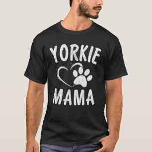 Roligt Yorkie Mamma Gift Hund älskare Apparel York T Shirt