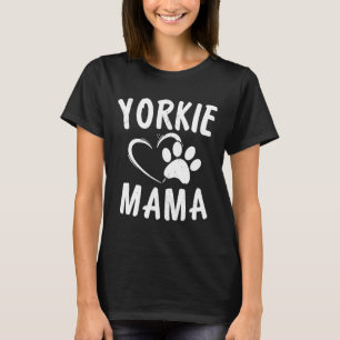 Roligt Yorkie Mamma Gift Hund älskare Apparel York T Shirt