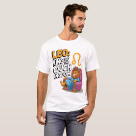 Roligt Zodiac Leo-design T Shirt