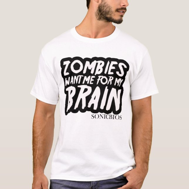 Roligt: zombien önskar mig T-skjortan T Shirt (Framsida)
