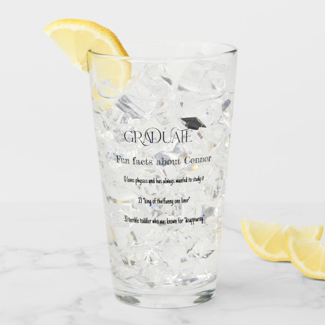 Roligtar för student Studentmössa Glaskopp (Framsida Ice)