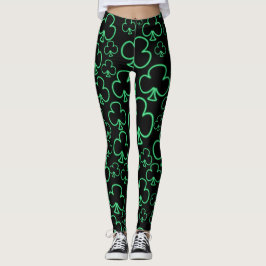 Roligtcoola och unikt mönster av neonShamrocks Leggings