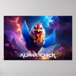 ROLIGTEN ALPHA-CHICK poster