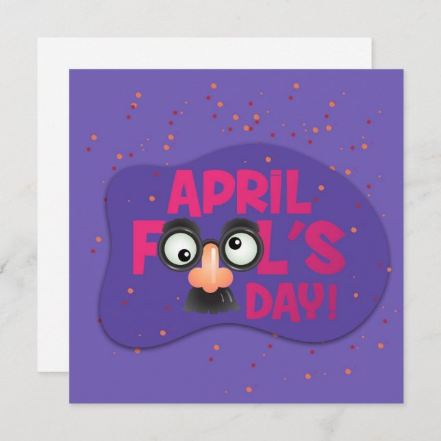 Roligten är färglös. julkort (Fram/baksida)