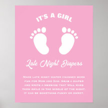 Roligten Baby Shower, en flicka i Coolan, sen natt