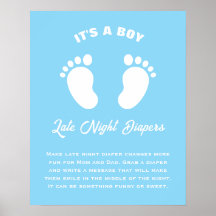 Roligten Baby Shower Late Coola Late Nattes Diaper