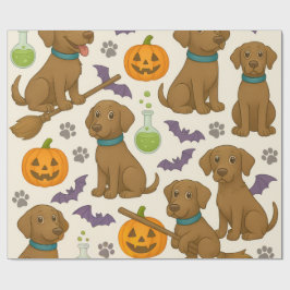 Roligten Batty Puppy Halloween Presentpapper