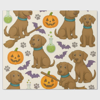Roligten Batty Puppy Halloween Presentpapper